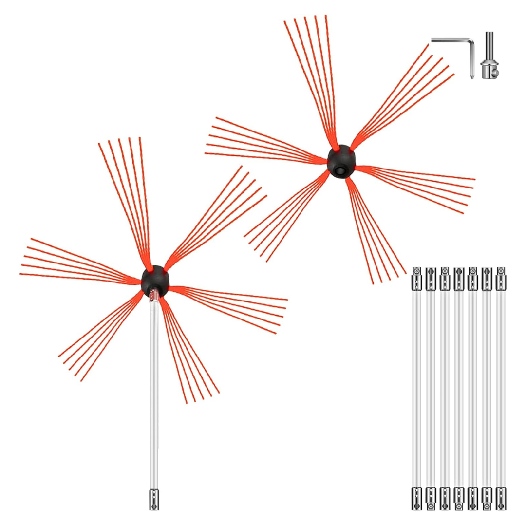 VEVOR 26Ft Length Chimney Brush Kit
