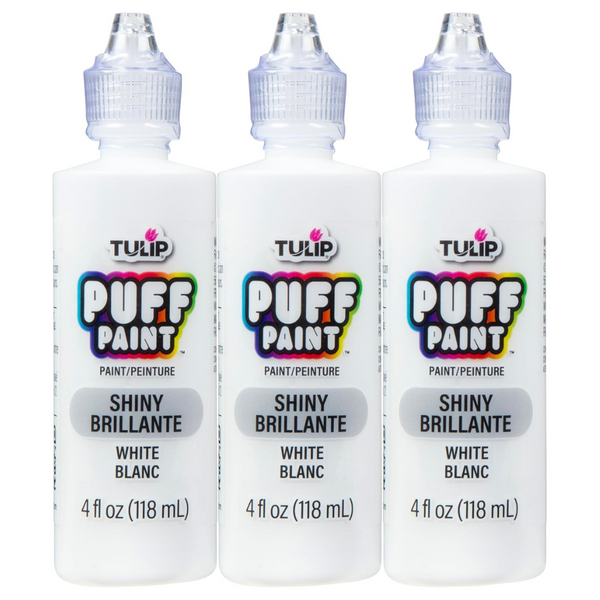 3-Pack Tulip 4 Oz Puff Paint Slick (White)