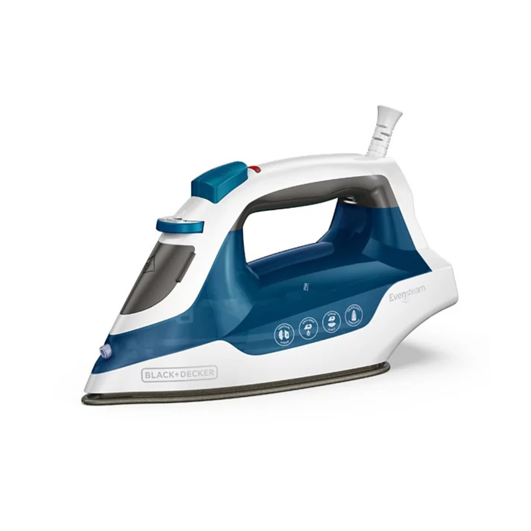 Black & Decker Easy Steam Compact Iron With TrueGlide Non-Stick Soleplate