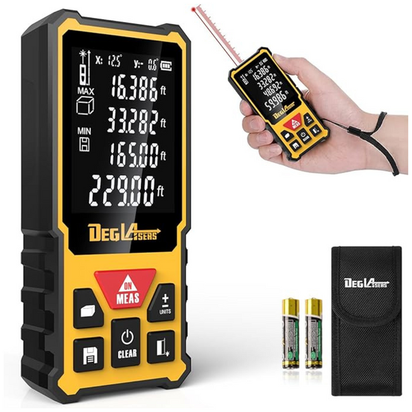 Laser Measure 229 Feet Laser Measurement Tool W/Dual Angle Display