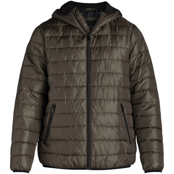 Big Chill Mens Midweight Quilted Puffer Jacket With Hood (4 Colors)