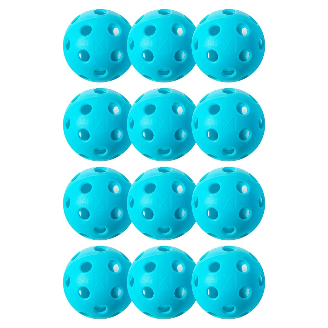 12-Pack Franklin Sports X-26 Indoor Pickleballs (Blue)