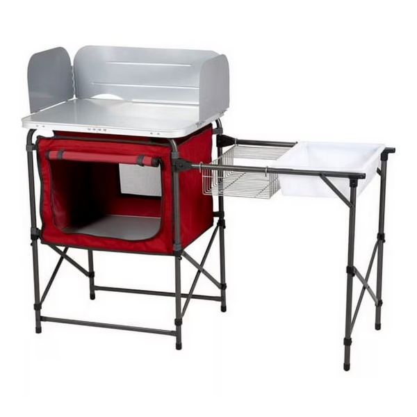 Ozark Trail Deluxe Camping Kitchen W/Storage (31" H x 13" W x 8.25" L)