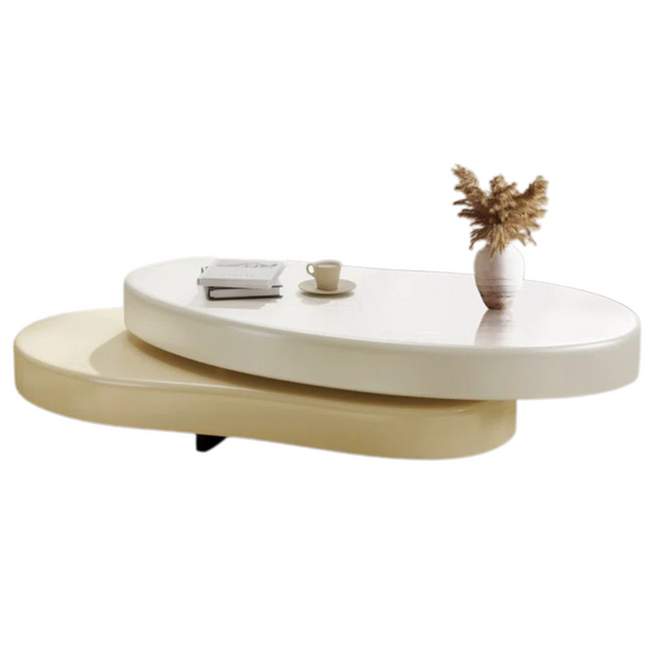 Masek Modern Extendable Stylish Creative Rotating Coffee Table