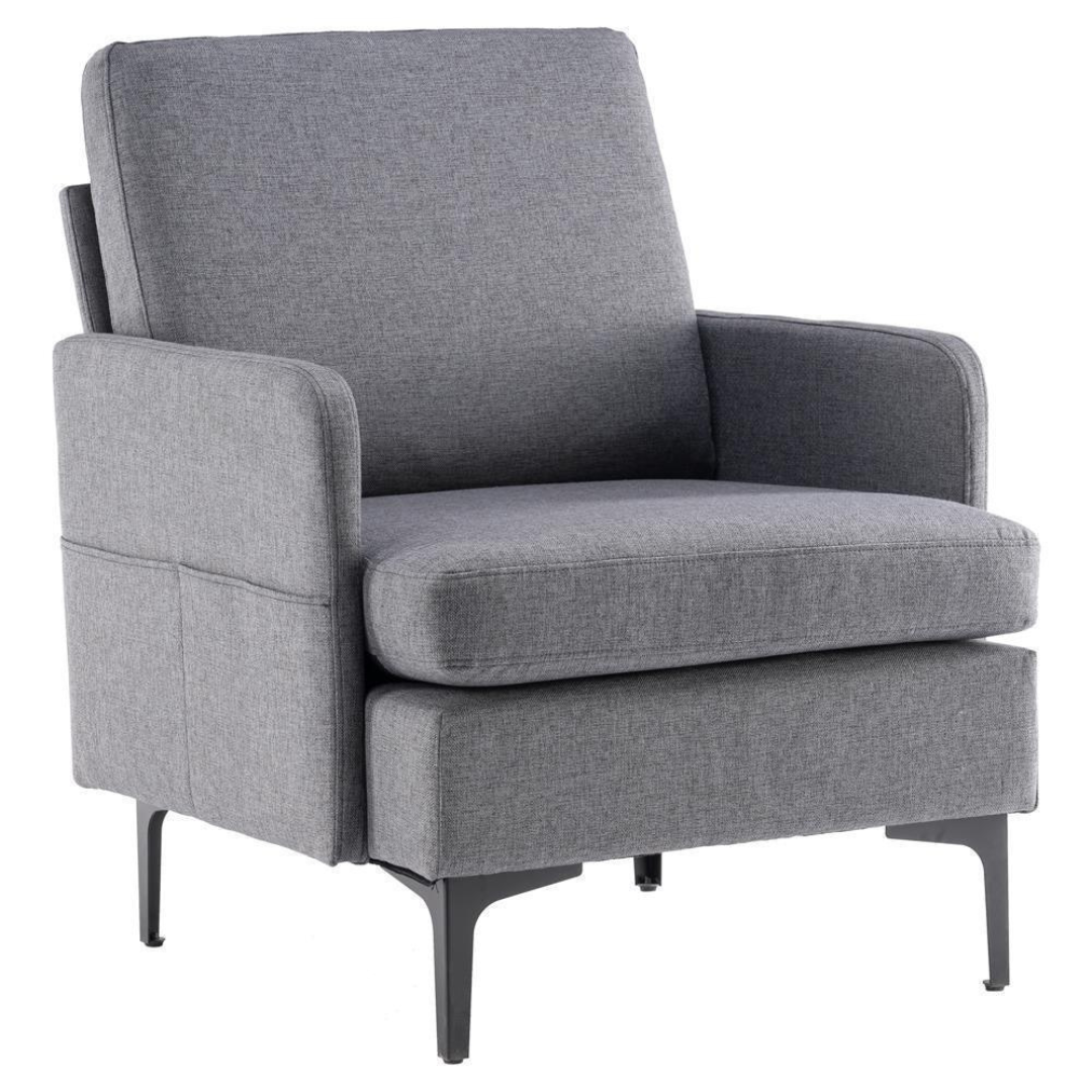 FCH Single Upholstered Accent Chair (Various Colors)