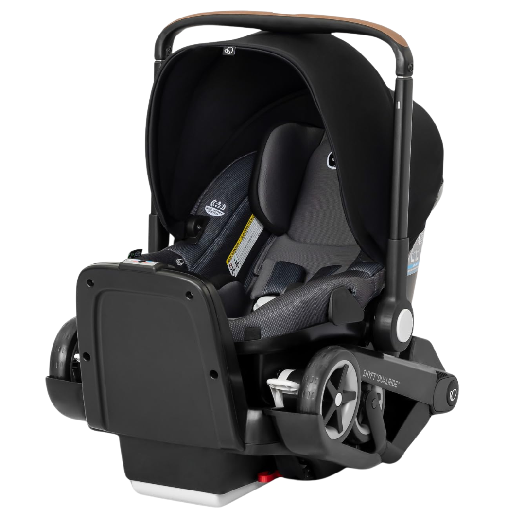 [Doona Copy] Evenflo Shyft DualRide With Carryall Storage Infant Car Seat And Stroller Combo