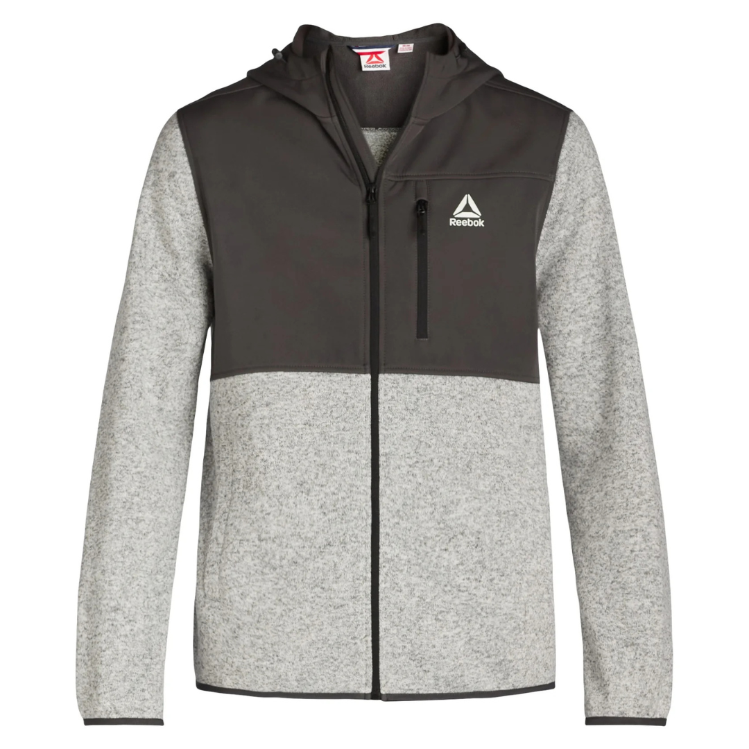 Reebok Delta Men’s Hooded Sweater Fleece Jacket