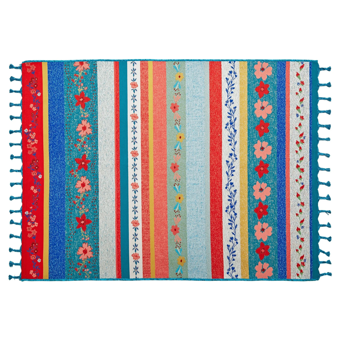 The Pioneer Woman 5'x7' Floral Dance Outdoor Rug