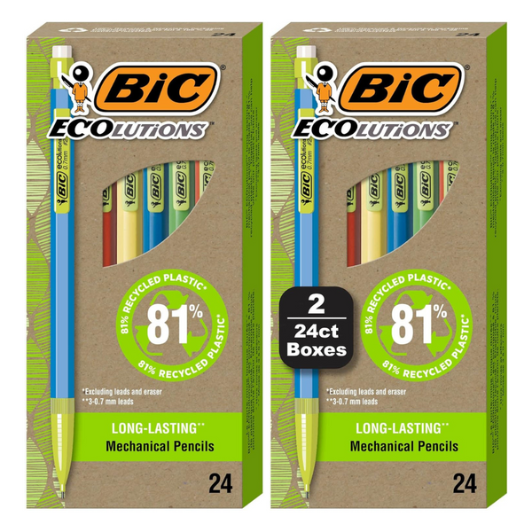 48-Pack BIC Ecolutions Mechanical Pencil (0.7 Mm Point)