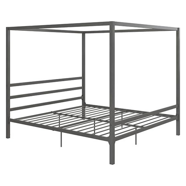 DHP Modern Metal Canopy Platform King Size Bed Frame