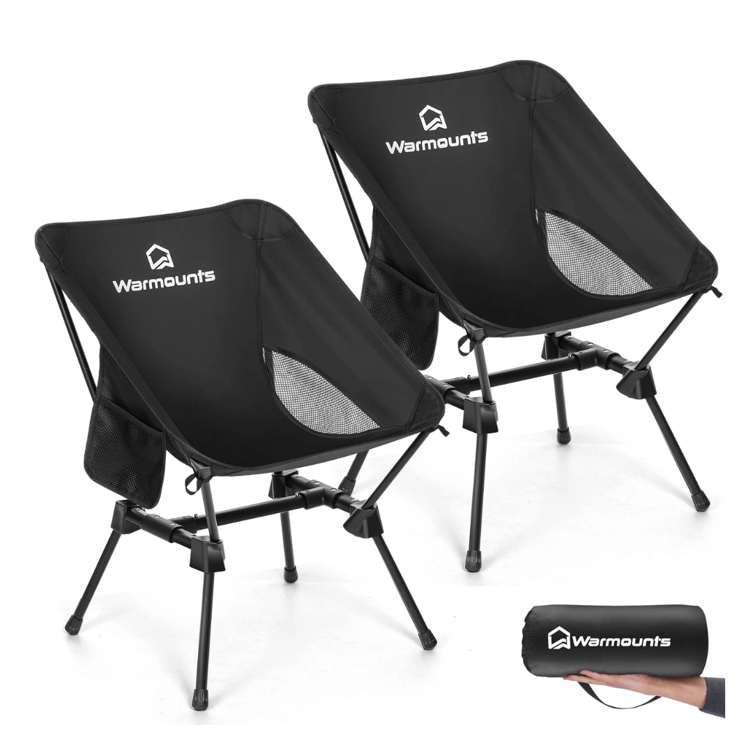 2-Pack Warmounts Lightweight Camping Chair