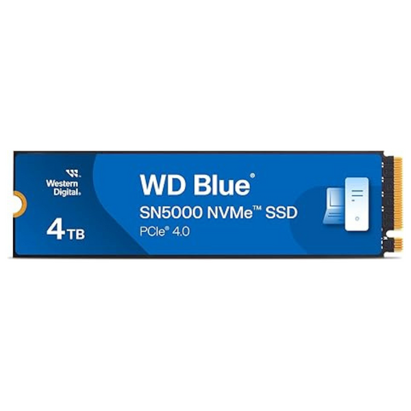 4TB WD Blue SN5000 NVMe PCIe Gen4x4 M.2 2280 Internal SSD