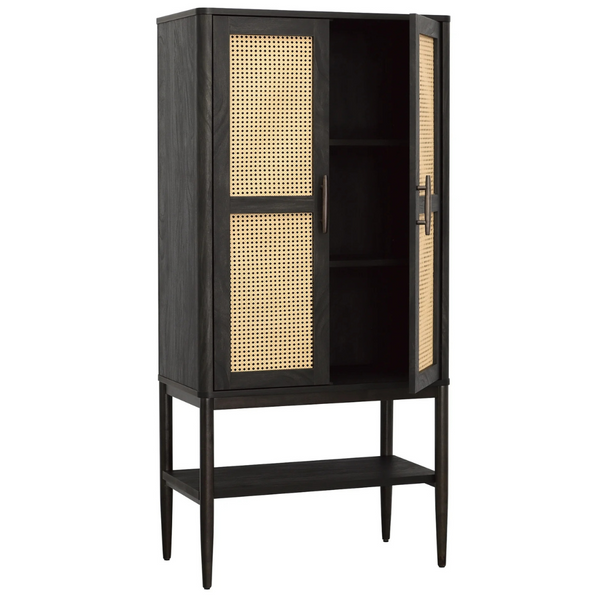 Better Homes & Gardens Springwood Caning Storage Cabinet (2 Colors)