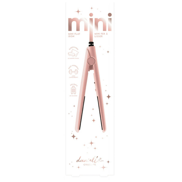 Danielle Creations Mini Flat Iron 0.7" (Blush Pink)