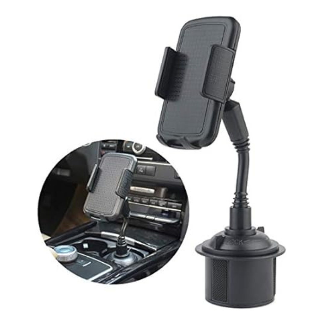 WeTest Adjustable Gooseneck Car Cup Holder Phone Mount