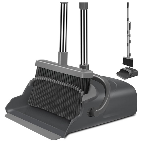 Stand Up Broom And Dustpan Set