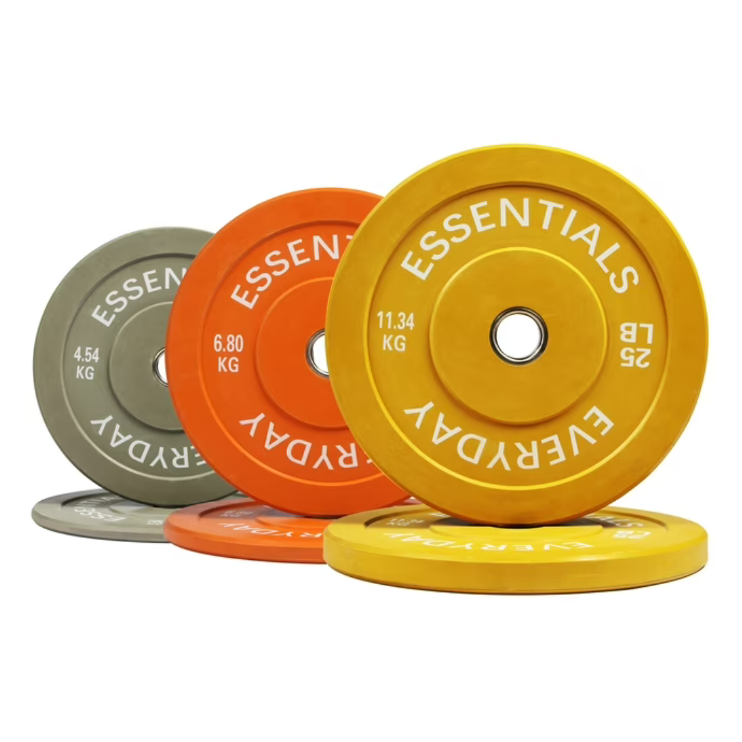 BalanceFrom 100lbs Color Bumper Plate Set