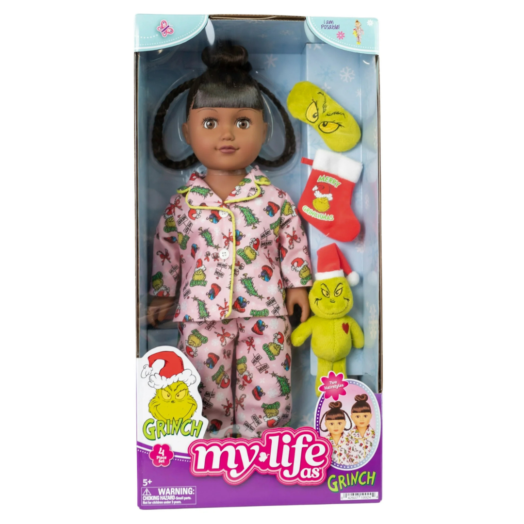 My Life As Poseable Grinch Sleepover 18" Doll