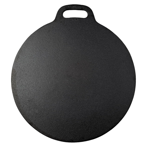 Victoria 12" Cast-Iron Tawa Dosa Pizza Pan With Loop Handle