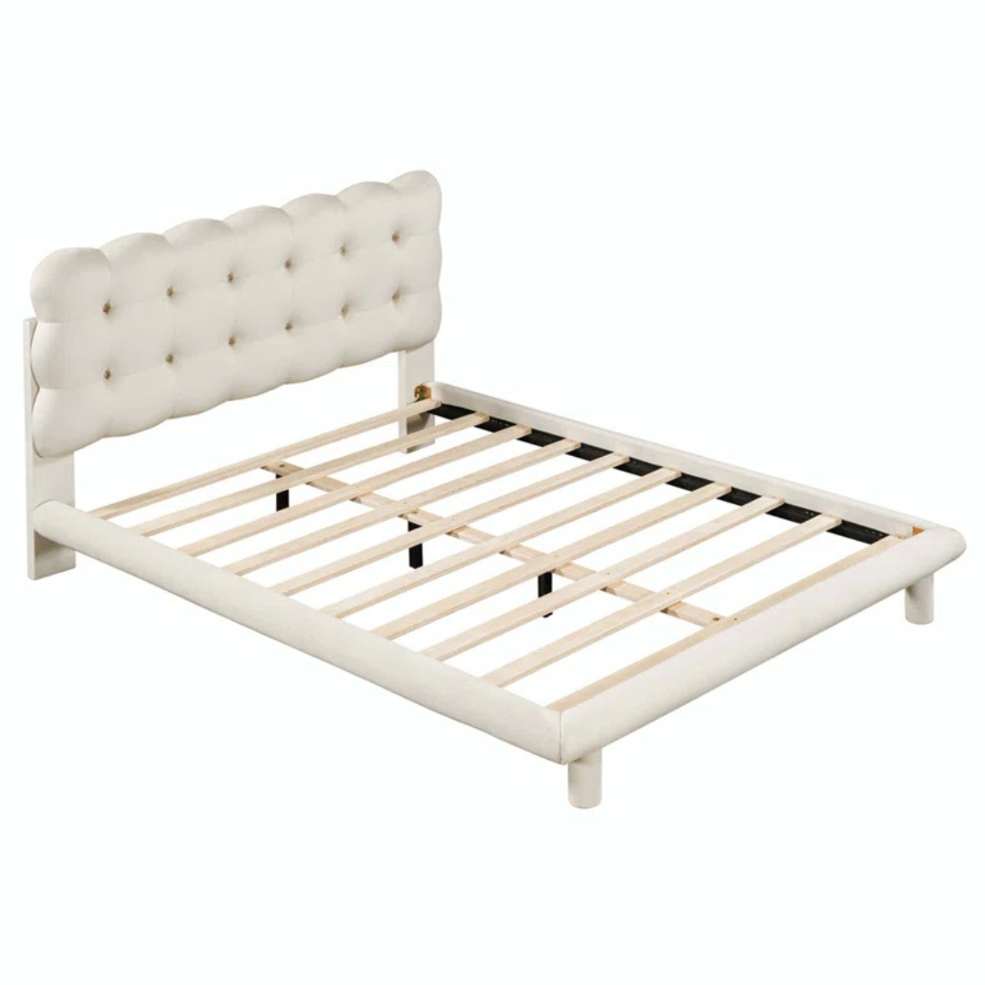 Mercer41 Keyvin Full Size Upholstered Platform Beds