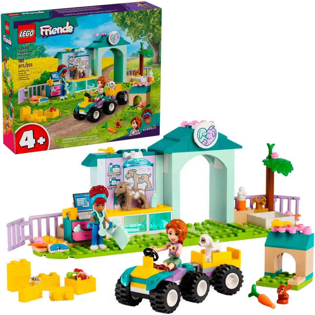 LEGO - Friends Farm Animal Vet Clinic Pretend Play Toy