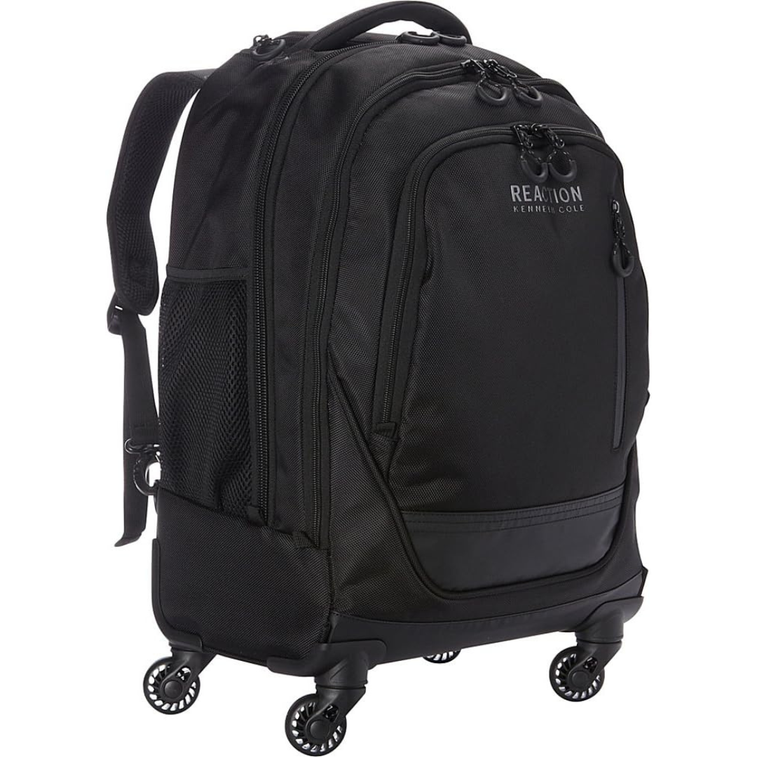 Kenneth Cole 17" Polyester Dual Compartment 4-Wheel Laptop Backpack