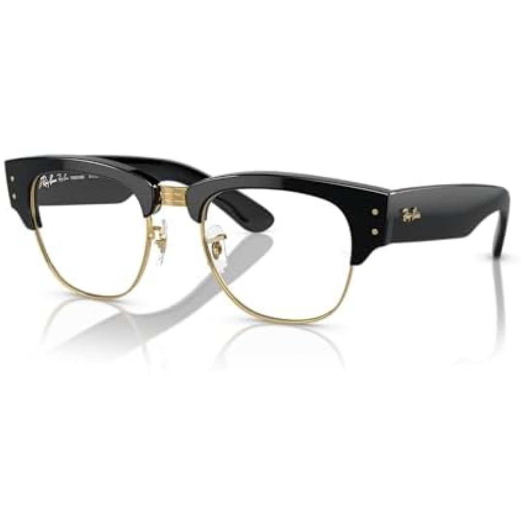 Ray-Ban Unisex Sunglasses Black On Gold Frame