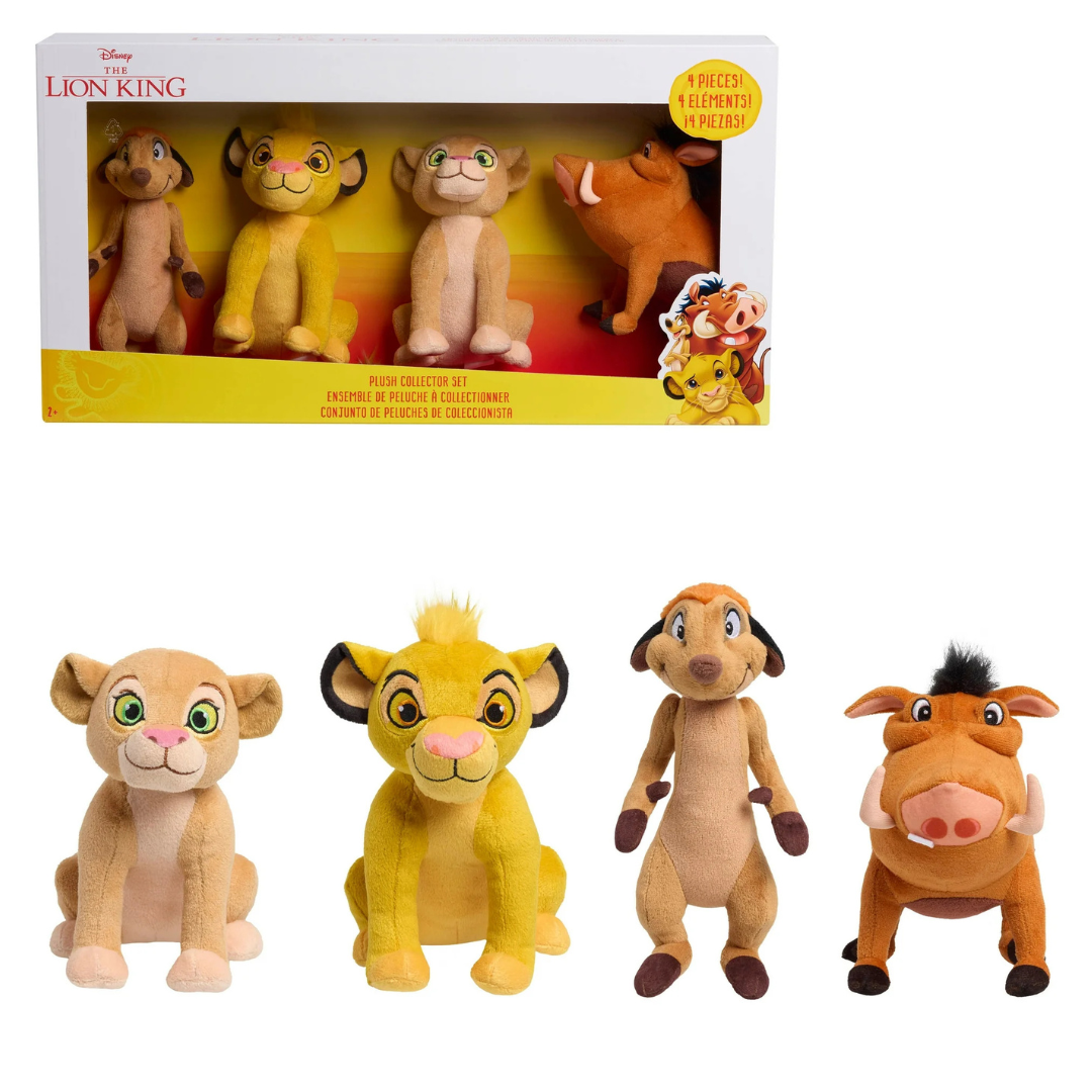 4-Pack Disney The Lion King Small Plush Collectible Small Plush Toys