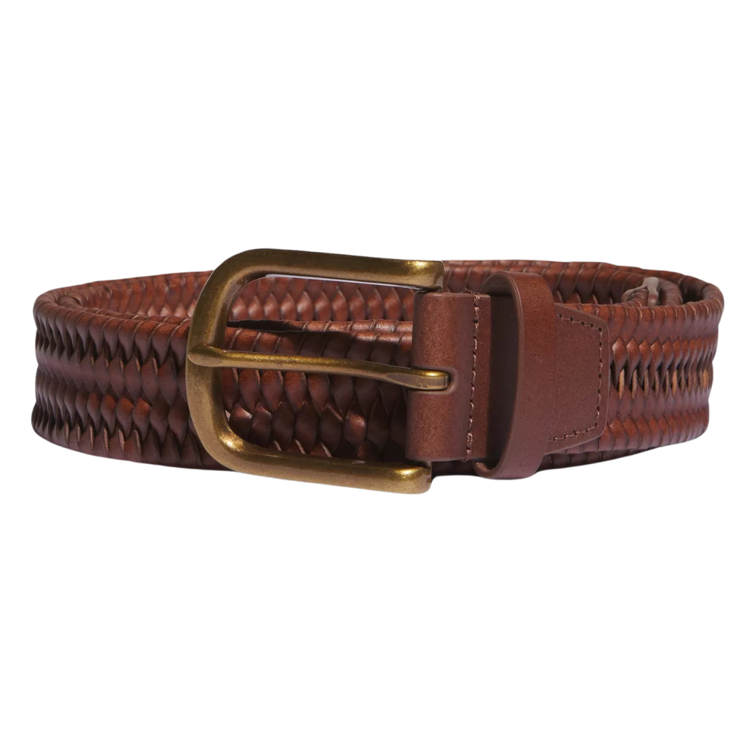 Adidas Men Golf Woven Leather Belt