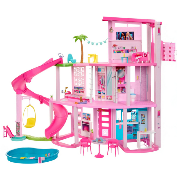 75-Piece Barbie Dreamhouse Pool Party Doll House