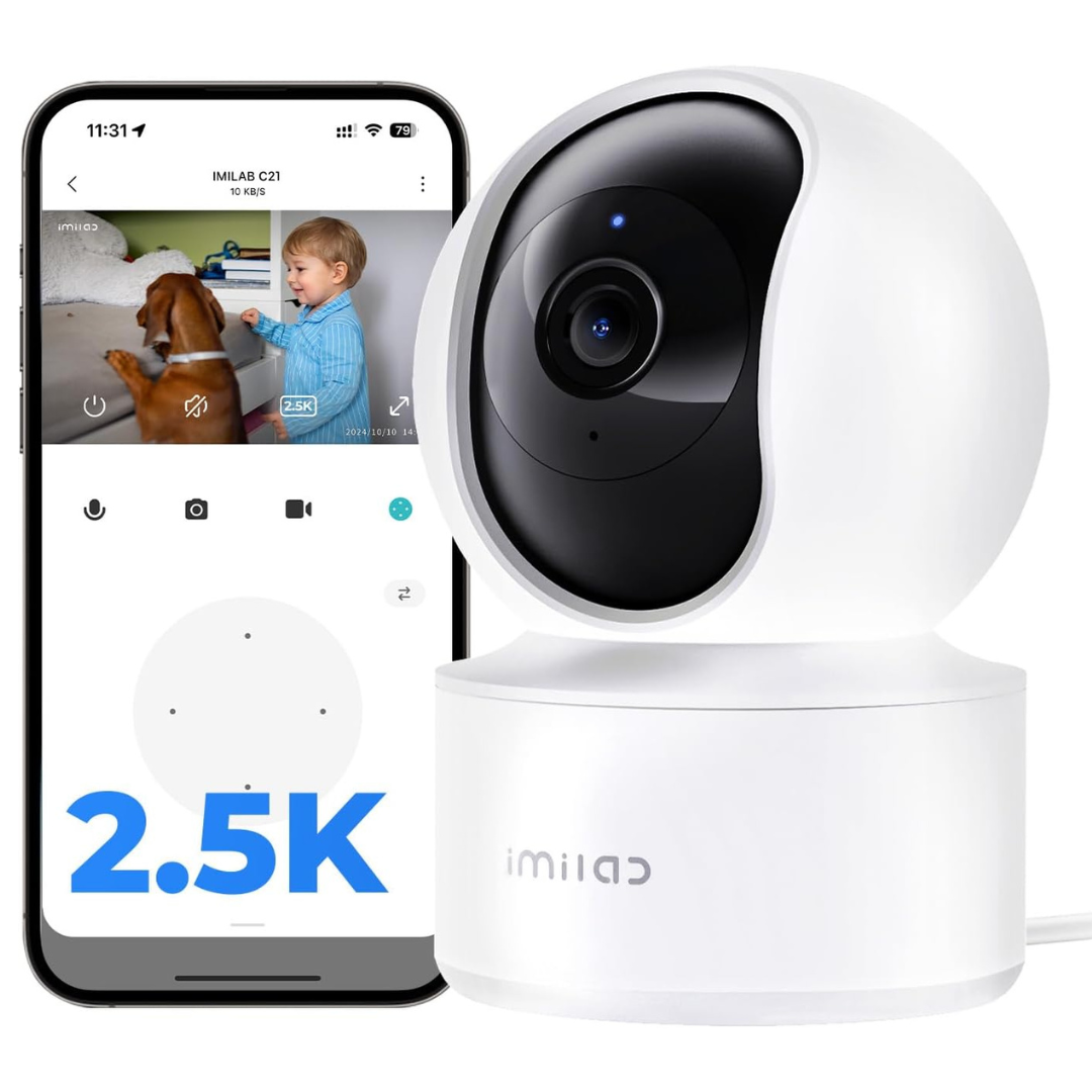 IMILAB C21 2.5K 360 View Indoor Security Camera