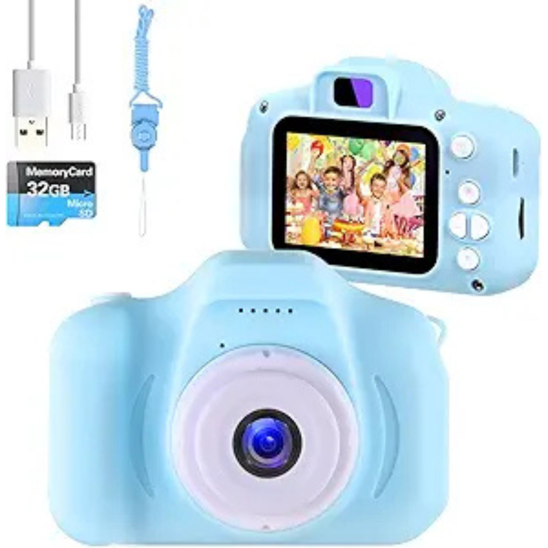 Nine CUBE Kids Digital Camera With 32GB SD Card