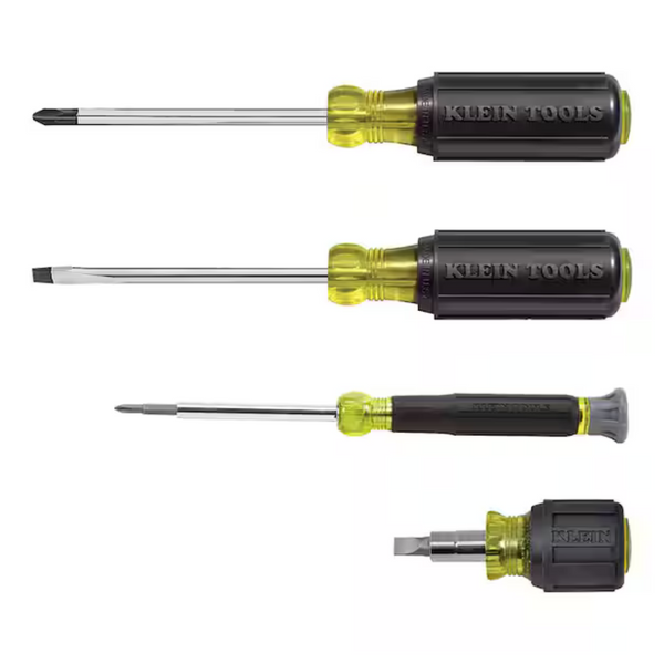 Klein Tools 4-Piece Screwdriver Set