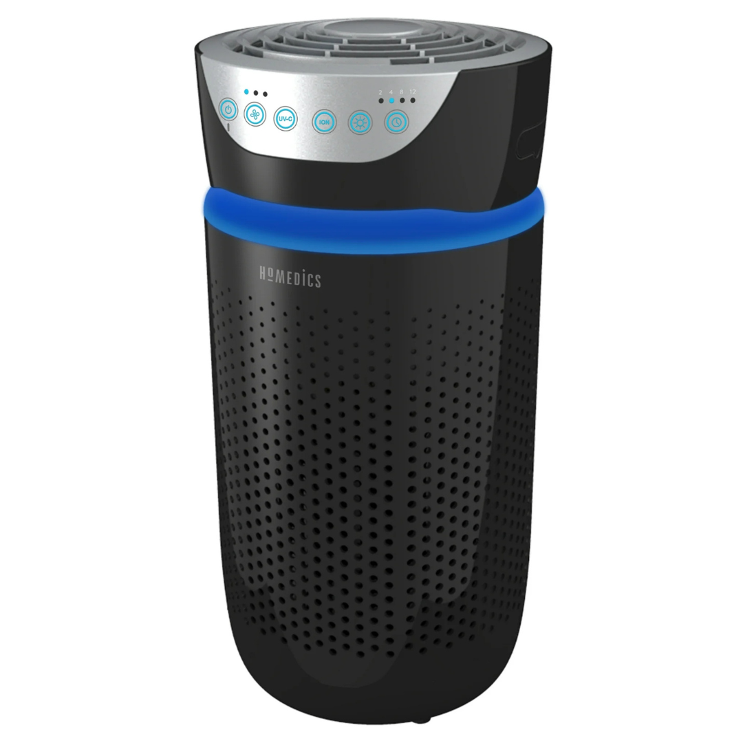 Homedics TotalClean 5-In-1 Tower Air Purifier With UV-C Light