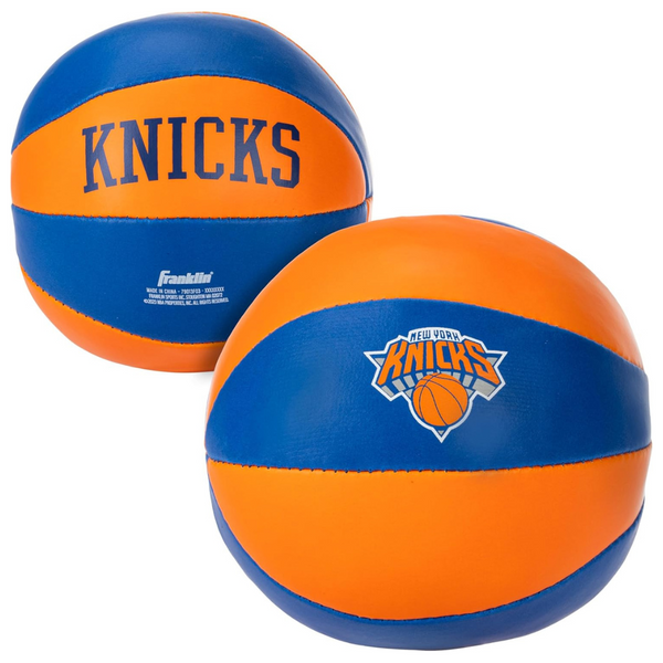 2 Pack Franklin Sports NBA New York Knicks Soft Mini Basketballs