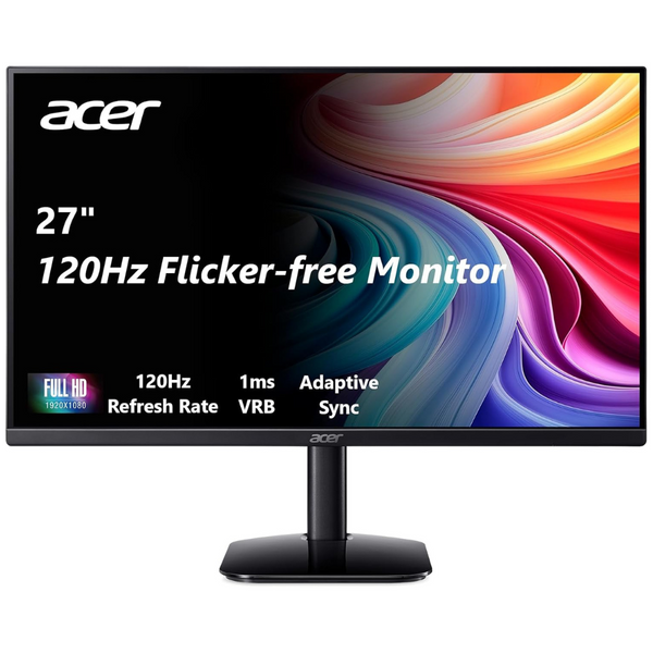 Acer KB272 G0bi 27" FHD 120Hz 1ms IPS G-SYNC Compatible Gaming Monitor