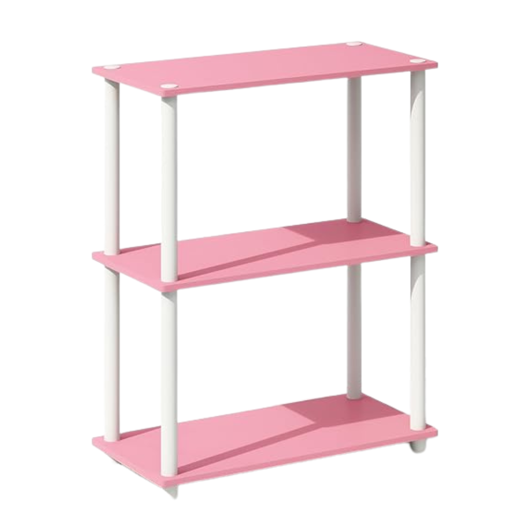 Furinno Turn-N-Tube 3-Tier Multipurpose Compact Bookcase