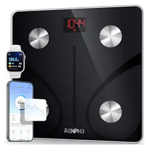 Renpho Smart Digital Body Weight Scale With Smartphone App (Elis 1, 400lbs)