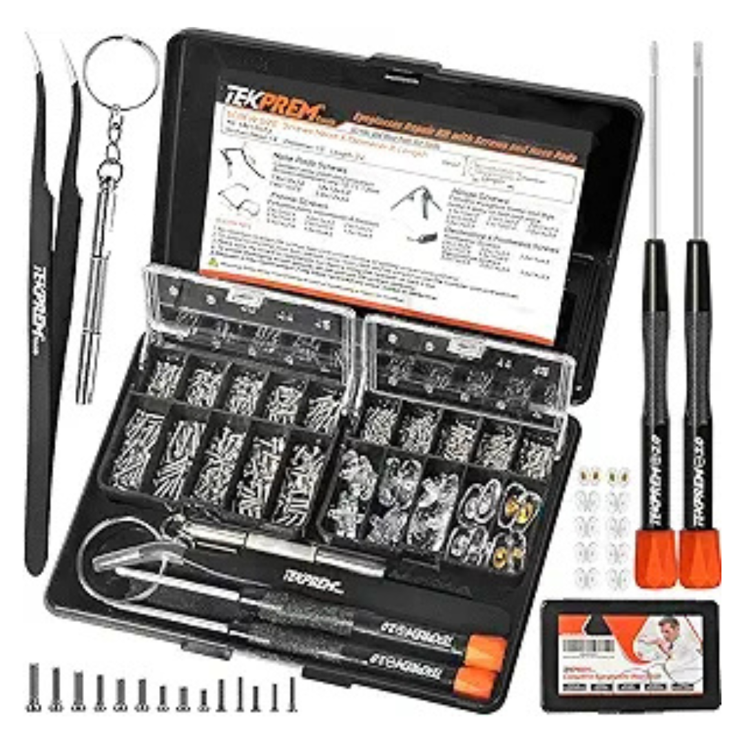 Magnetic Eyeglass Repair Tool Kit With Eyeglass Screws