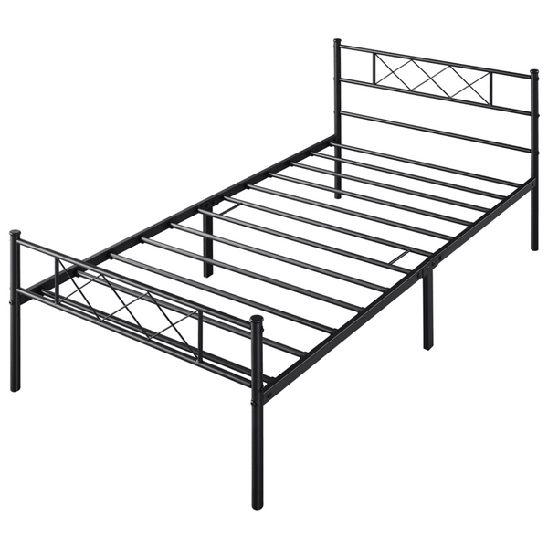 Renwick Journee x-Design Metal Platform Twin Bed (Black)