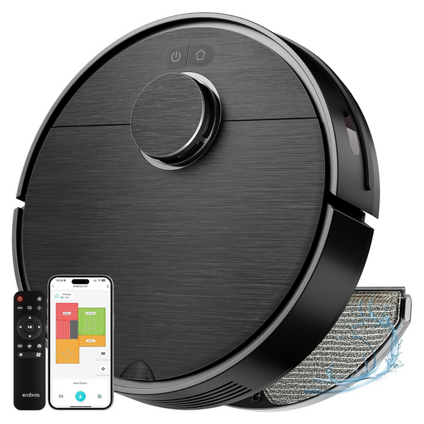 360 Deg. LiDAR Navigation Self-Charging Robotic Vacuum & Mop Combo