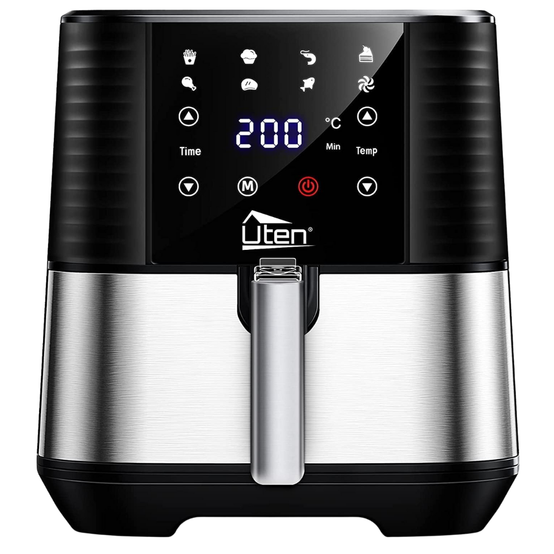 7 In 5.5L Air Fryer, Electric Oilless Cooker With LED Digital Touchscreen