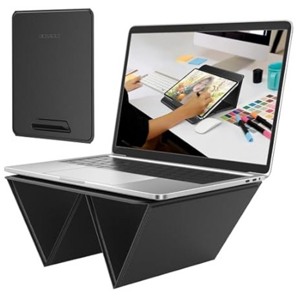 AboveTEK 2-In-1 Portable iPad Stand & Laptop Holder Tablet Stand