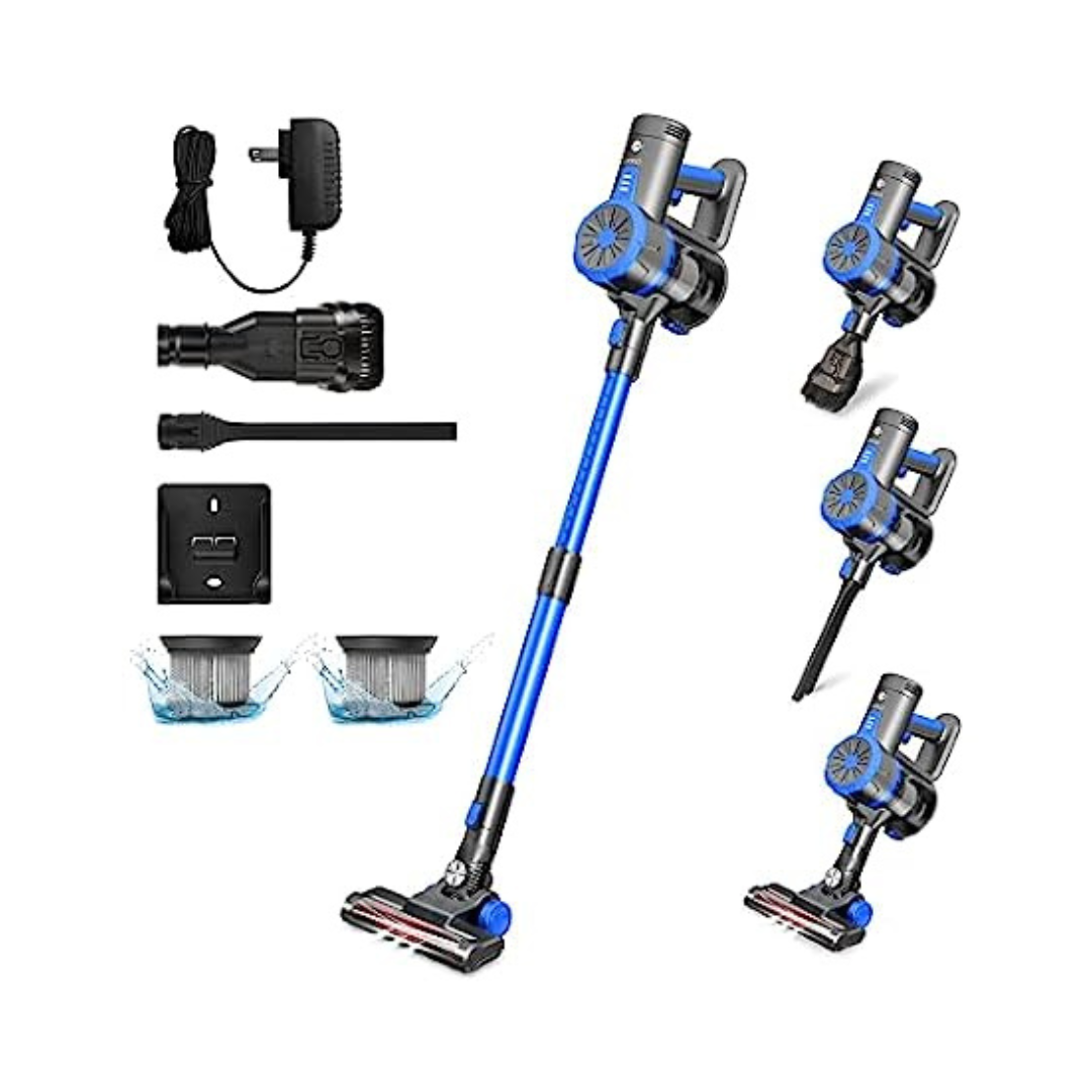 Eioeir E20 Pro 4-in-1 Lightweight Cordless Stick Vacuum Cleaner