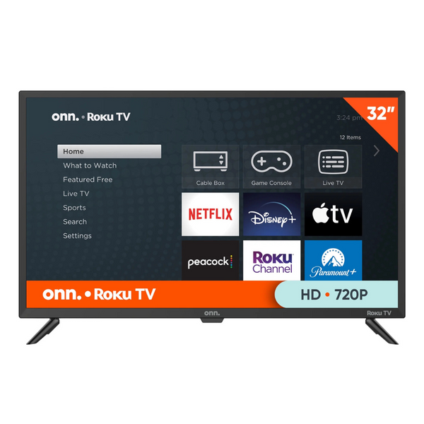 onn. 100012589 32" 720p Smart LED Roku TV