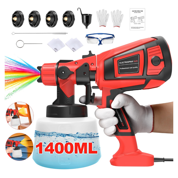 TNTANTS 550W HVLP Electric Spray Paint Gun