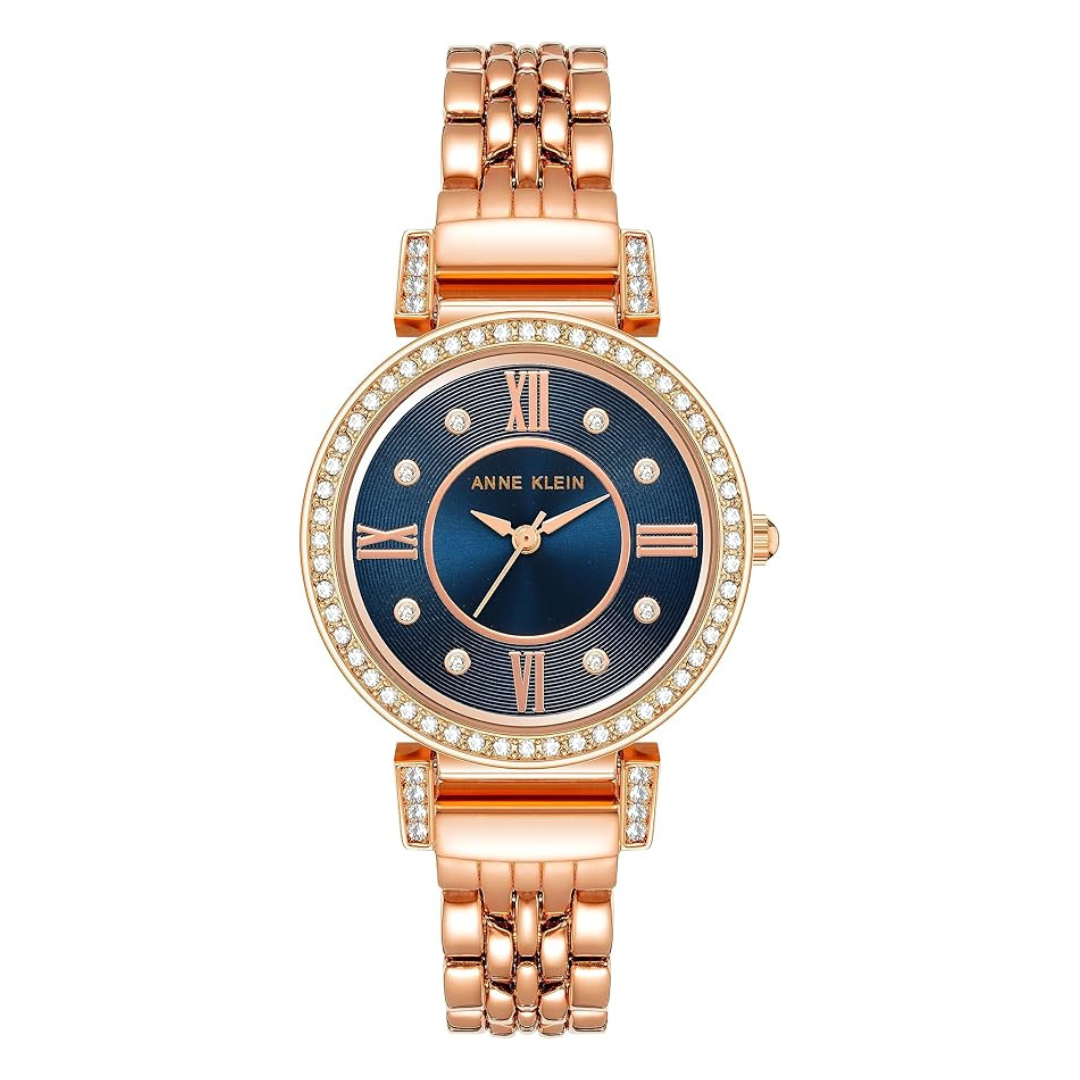 Anne Klein Women's Premium Crystal Accented Bracelet Watch