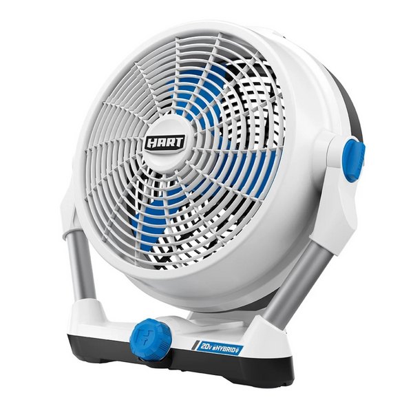 HART 20-Volt 3-Speed 12" Cordless Fan