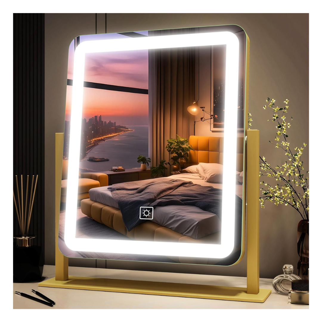 15"x12.6" LED Lighted Makeup Vanity Mirror