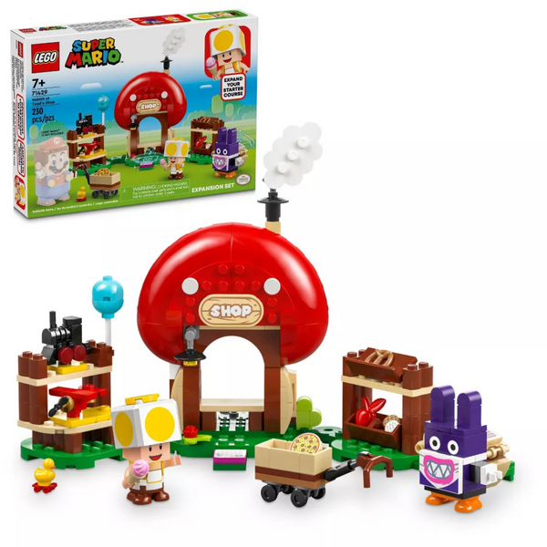 LEGO Super Mario Nabbit At Toad's Shop Expansion 71429 Build & Display Toy Set